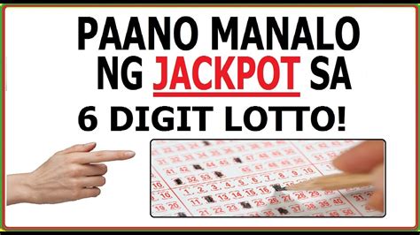 paano manalo sa 6d lotto|How To Win Lotto in the Philippines: 5 Tips To Improve Your .